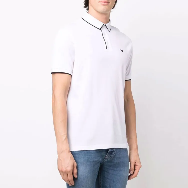 EMPORIO ARMANI Polo Shirts Men White-2