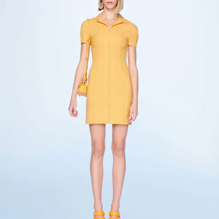 Jacquemus La Robe Tangelo Dress 'Orange'-2