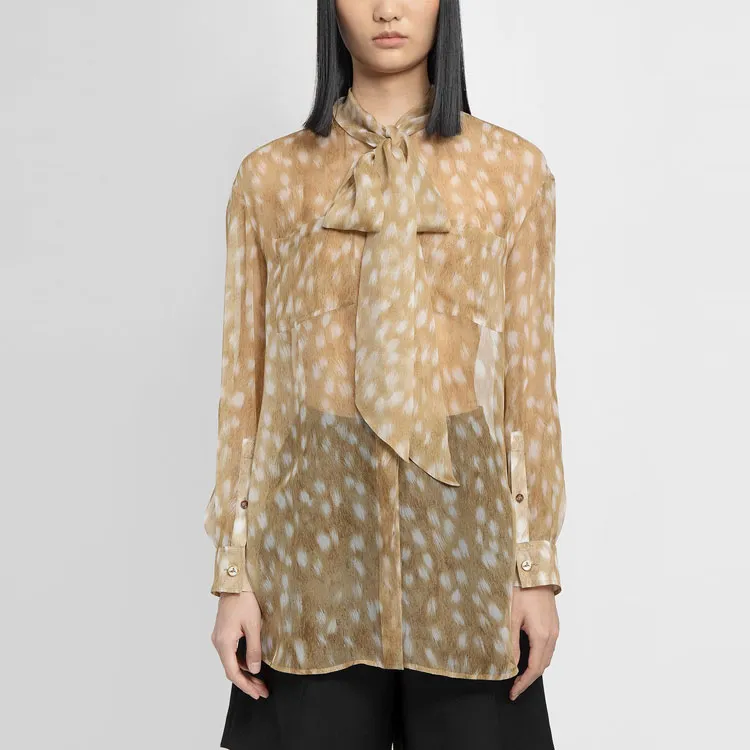 Burberry Shirts Women's Honeys Beige-1