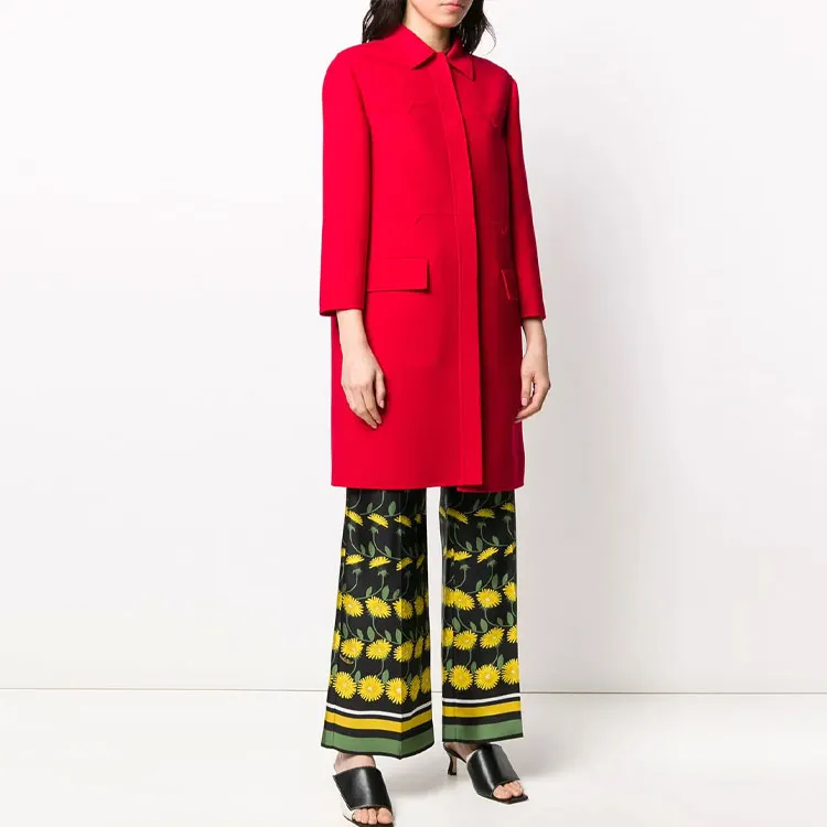 Valentino Coats Women's Red-1
