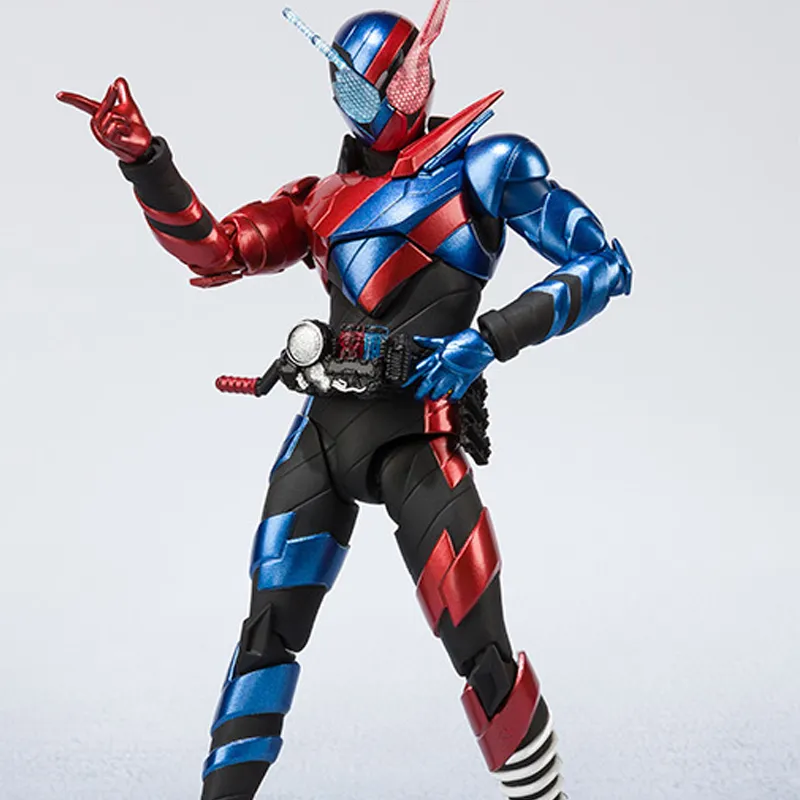 BANDAI Kamen Rider Build Create Rider Bandai SHF Kamen Rider Build Rabbit Tank Form Action Figures 14.5cm-3