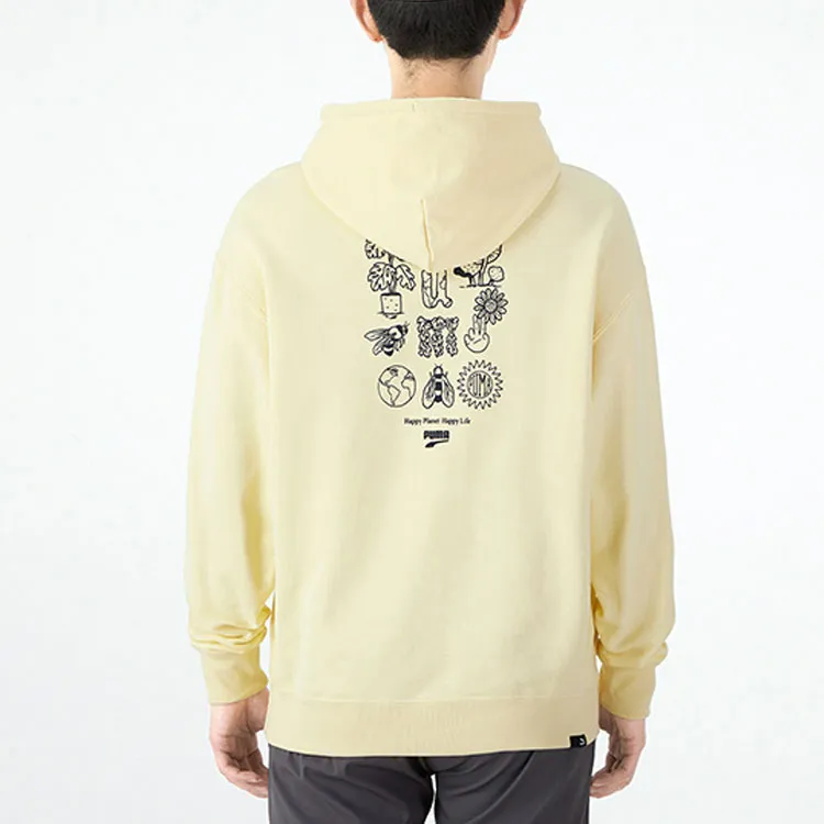 PUMA Downtown Sweatshirts Men Yellow-3