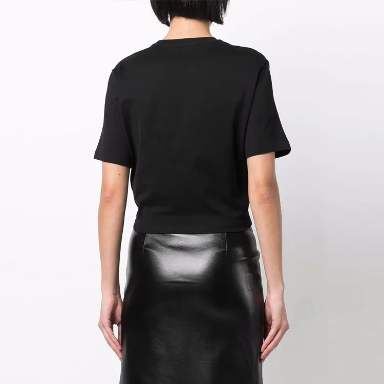 VERSACE VERSACE SS22 Crop Tops Women's Black-3