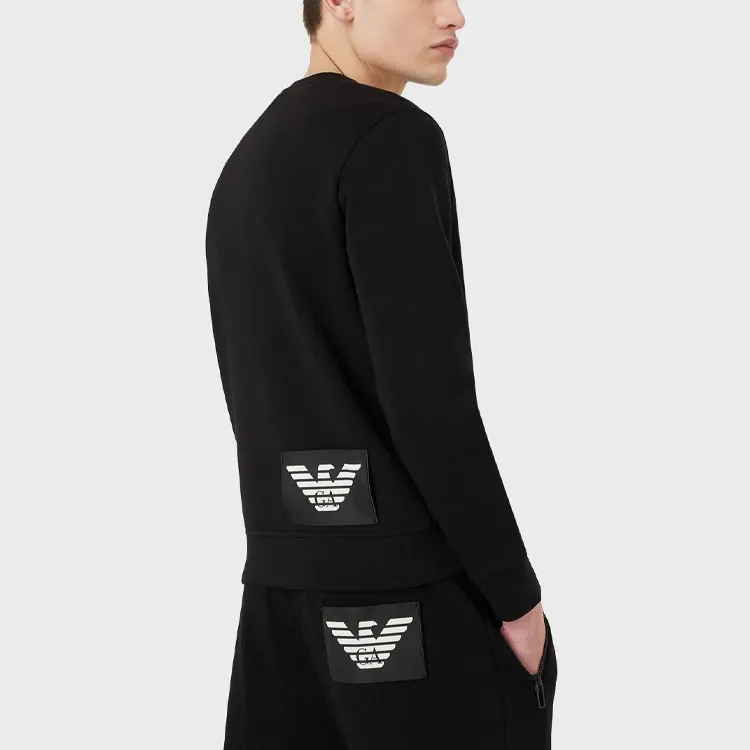 EMPORIO ARMANI Sweatshirts Men Black-2