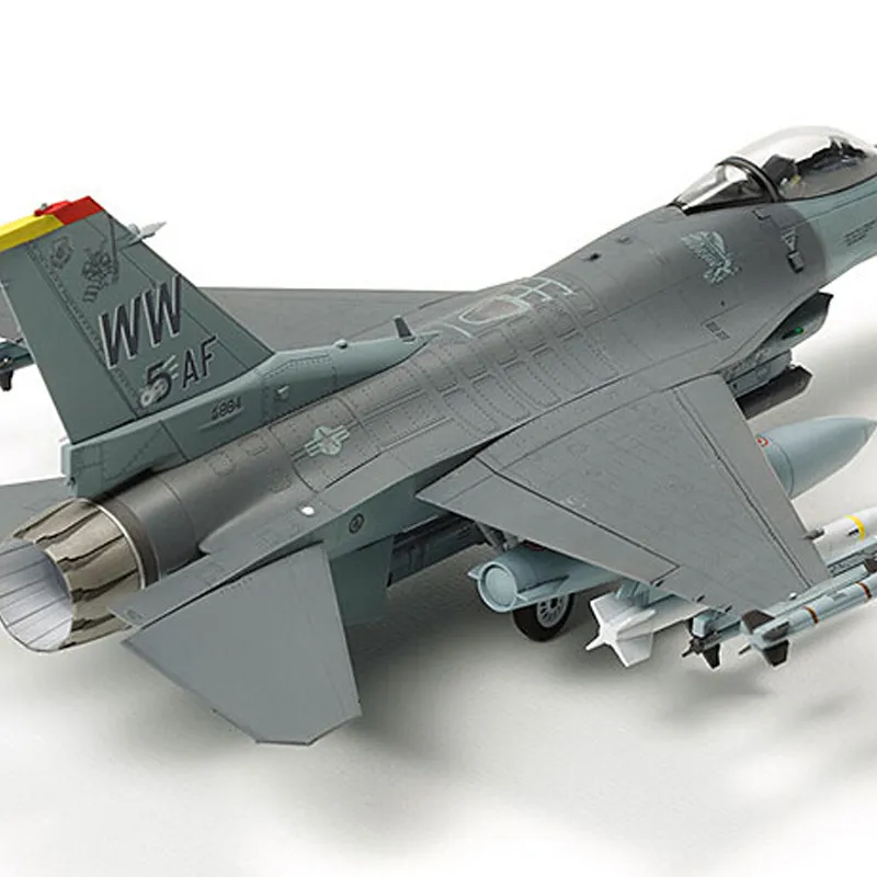 Tamiya 1 72 Lockheed Martin F 16CJ Fighting Falcon Fighter Full Assembly Model Kits 21.3cm-2