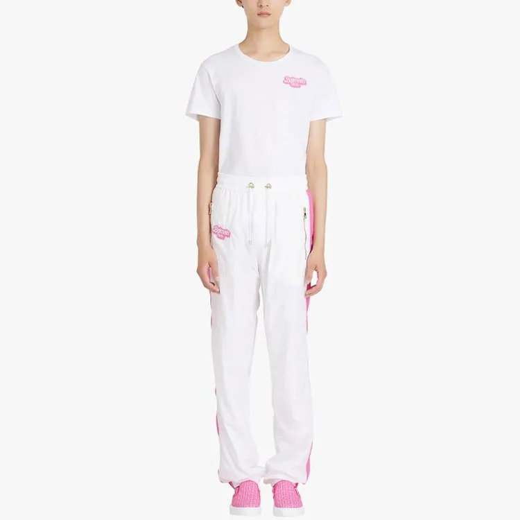 BALMAIN Barbie/Barbie SS22 Knitted Sweatpants Men's White-2