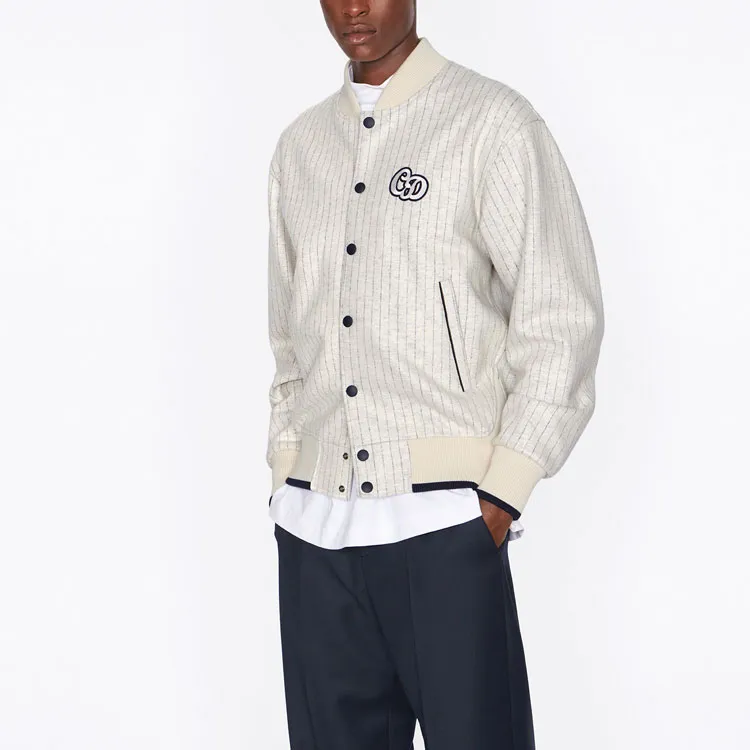 DIOR Quarterly New Products Baseball Jerseys Men White-6
