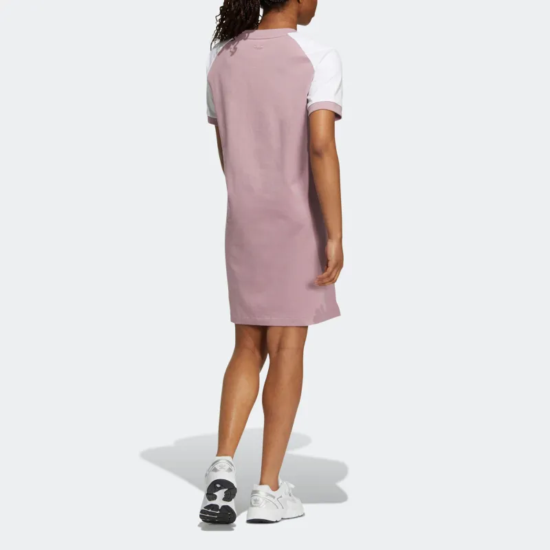Adidas Originals Short Sleeved Dresses Women's Purple Pink-2