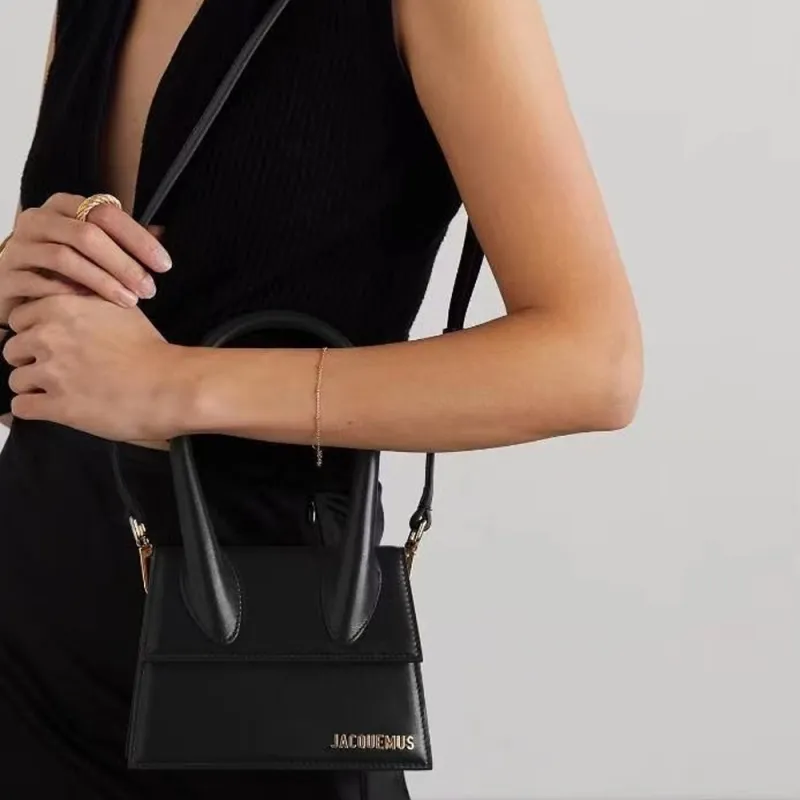 Jacquemus Le Chiquito Leather Handbag, Shoulder Bag Women's Black-4