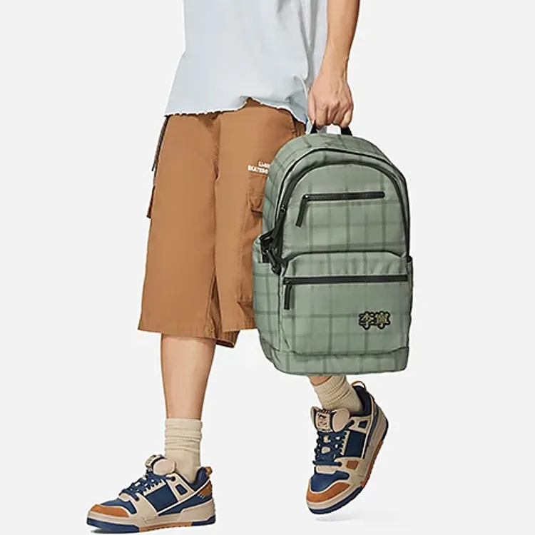 LiNing Polyester Backpack Regular Unisex Burnt Green-5