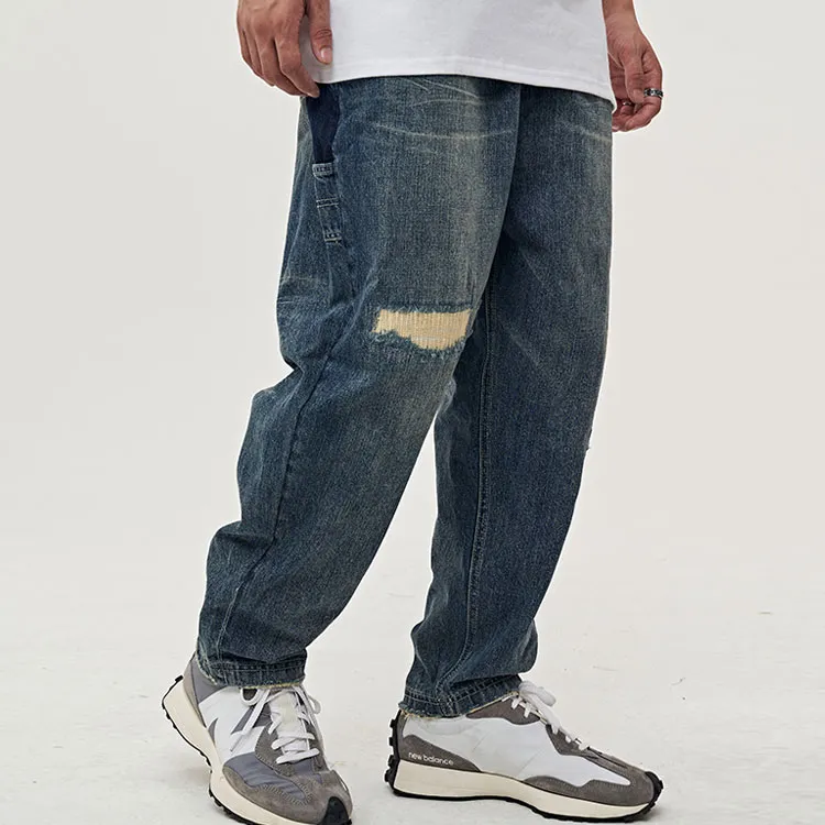 FKSW Jeans Men Washed Blue-5