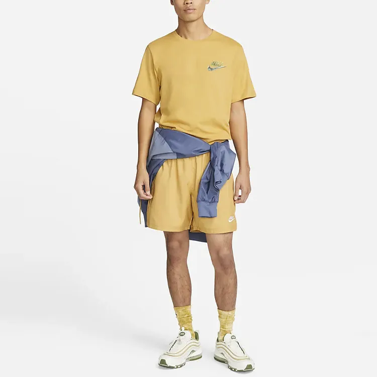 Nike T Shirts Men Wheat Gold-2
