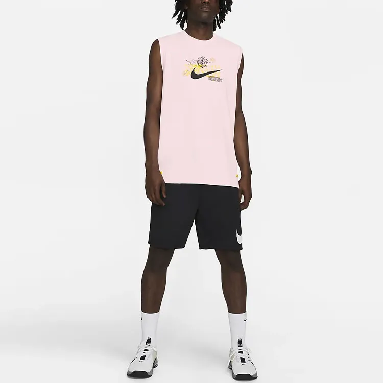 Nike Tank Tops Men Pink-2