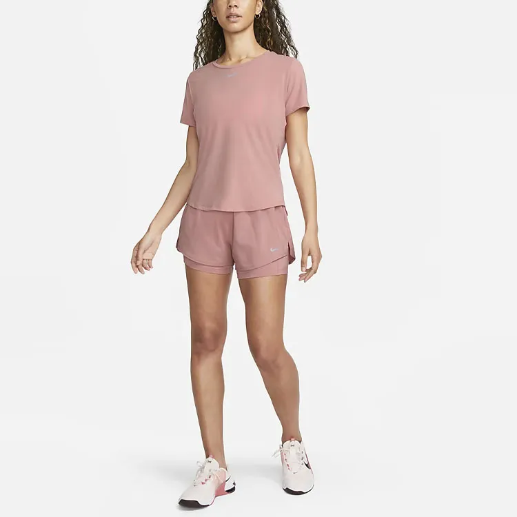 Nike T Shirt Women's Stardust Red-2