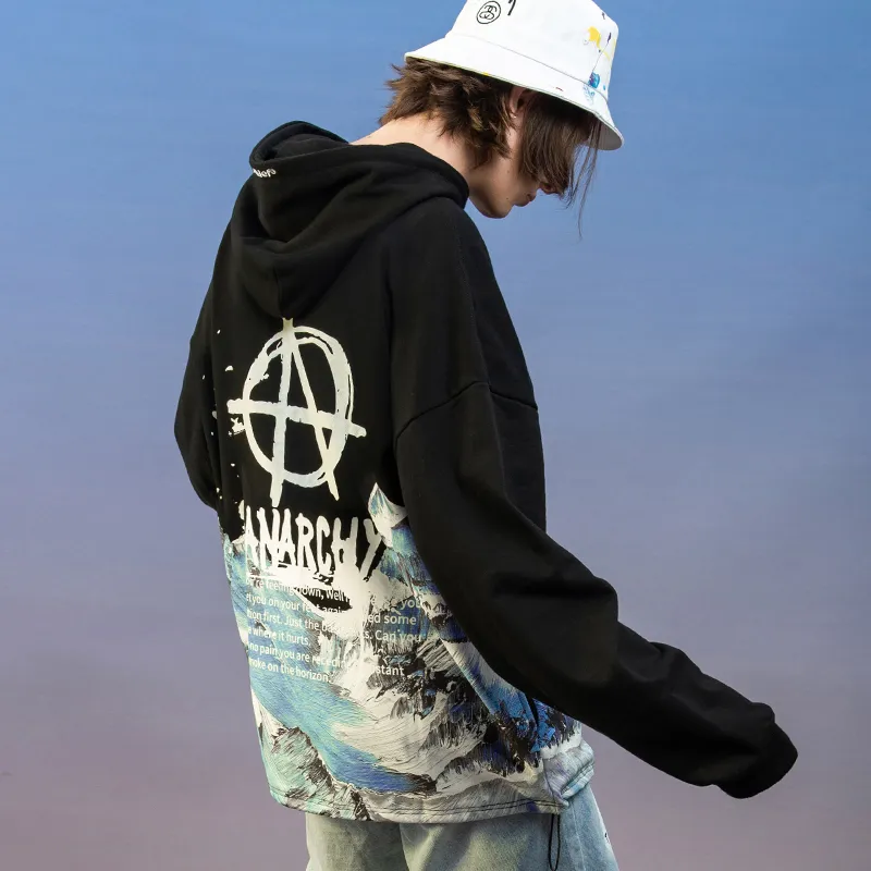 Athief Hooded Loose Fit Sweatshirt Unisex-6