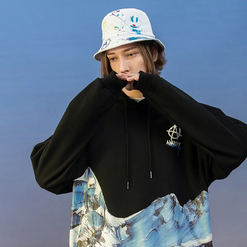 Athief Hooded Loose Fit Sweatshirt Unisex-7