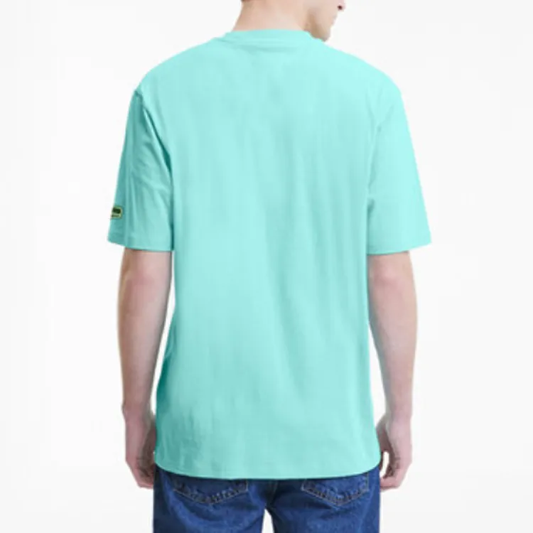 PUMA Set-in Sleeve T-Shirt Men's Blue-3