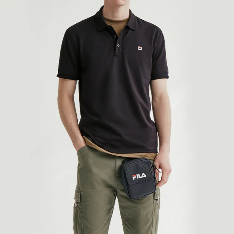FILA Polo Shirts Men Navy Blue-2