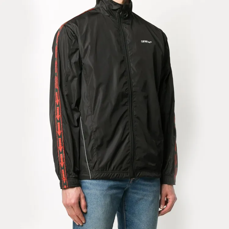 OFF WHITE Bookish Nylon Full Zip Jacket-4