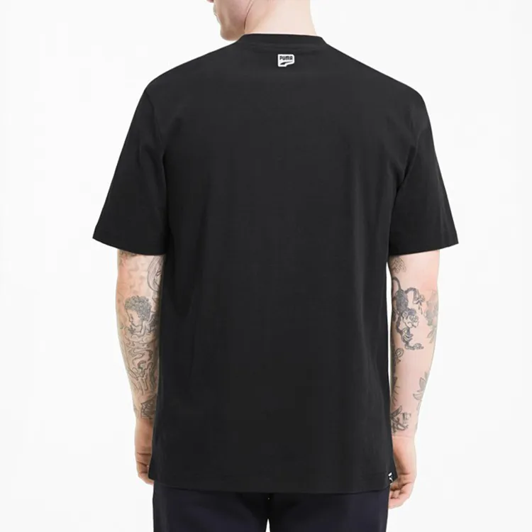 PUMA Downtown T Shirts Men Black-3