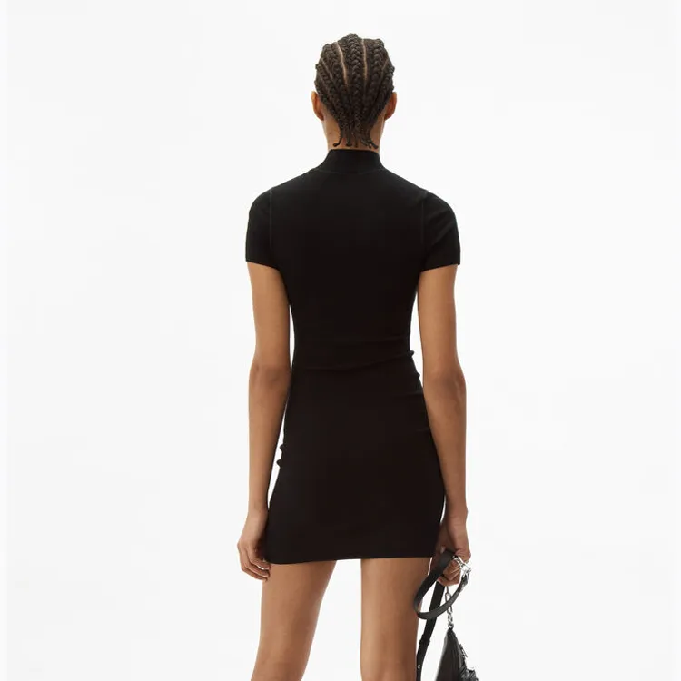 Alexander Wang Short Sleeved Dress Women's Black-3