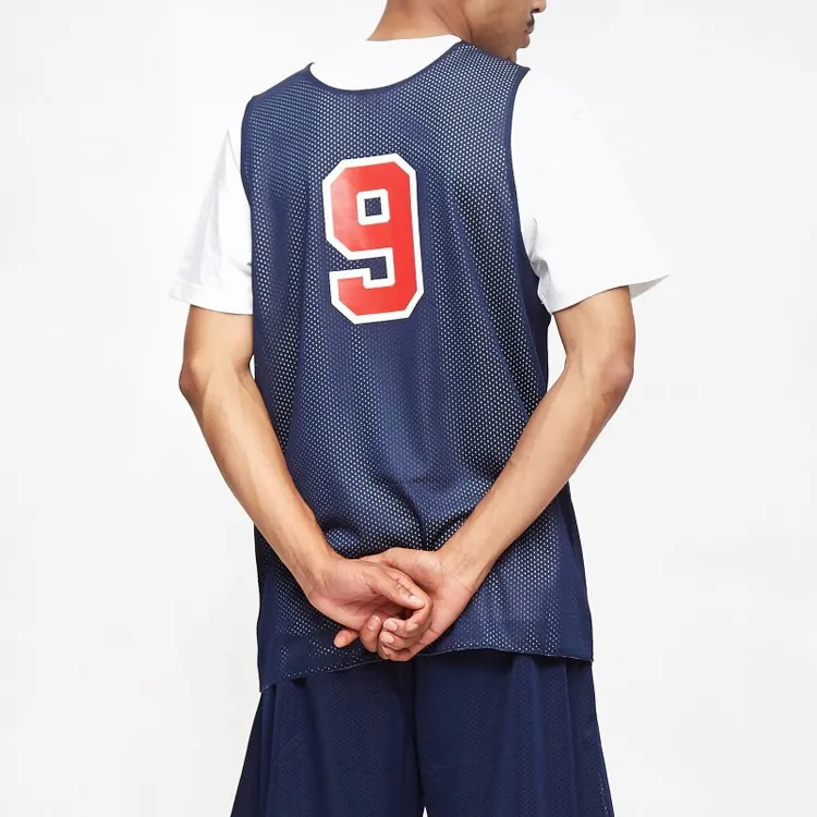 Mitchell & Ness x URBAN AUTHENTIC Basketball Jerseys Men's Navy Blue-3