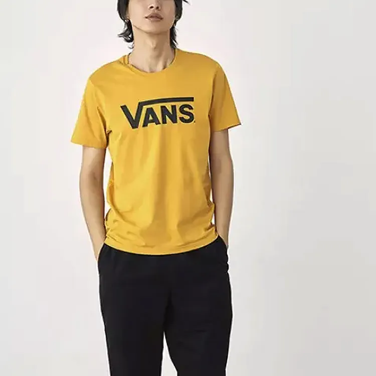 Vans Set-in Sleeve T-Shirt Unisex Yellow-2
