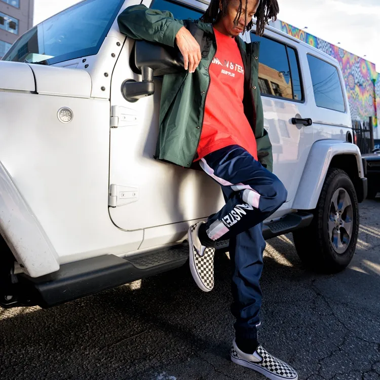 AMONSTER Jogger Casual Pants Unisex Navy Blue-5