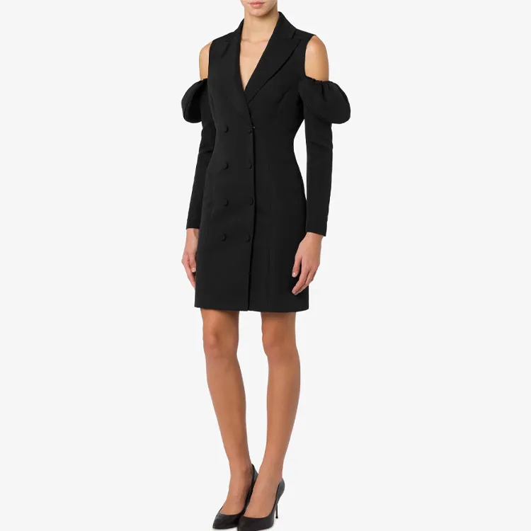 MOSCHINO Long-Sleeved Dresses Women's Black-2
