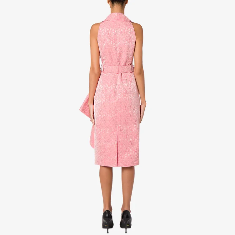 MOSCHINO Sleeveless Dresses Women's Pink-2
