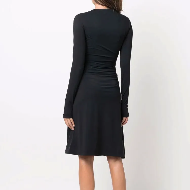 OFF-WHITE FW21 Long-Sleeved Dresses Women's Black-2
