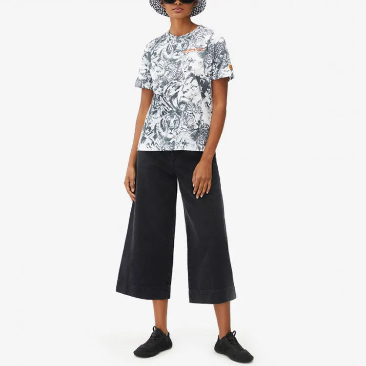 KENZO X Wwf Skate T-Shirt 'Black/White' From The Closet Of Lexie Liu-1