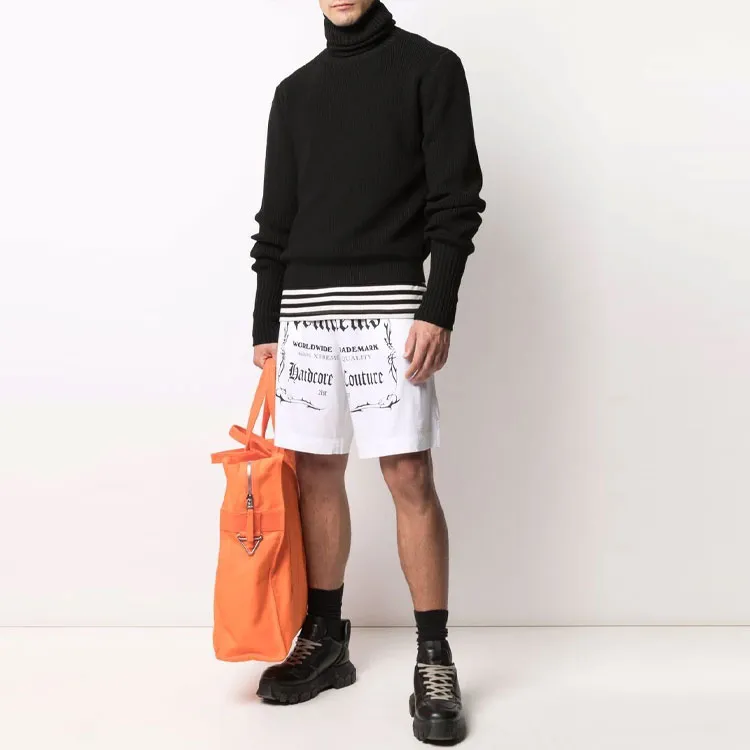 Vetements Black Label Logo Shorts-1