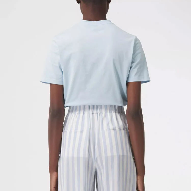 Burberry Regular T Shirt Women's Light Blue-3