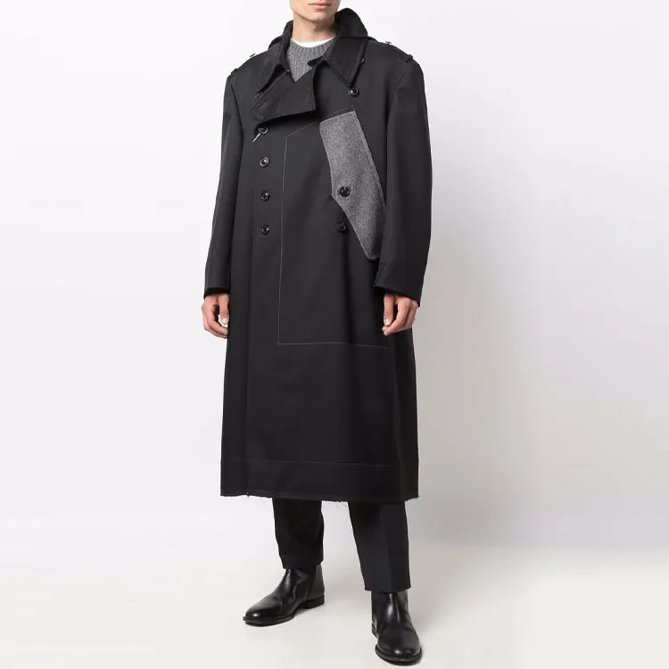 Maison Margiela Coats Men Black-1