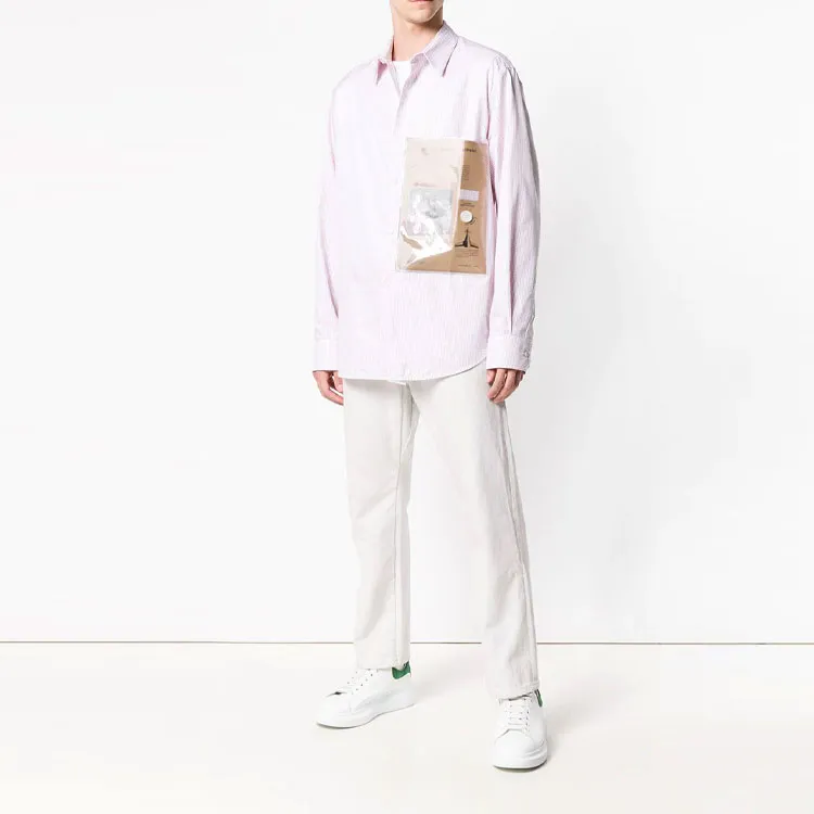 RAF SIMONS Shirts Men Pink-1