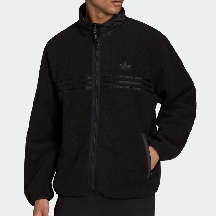 Adidas Originals Velvet Jackets Men Black-2