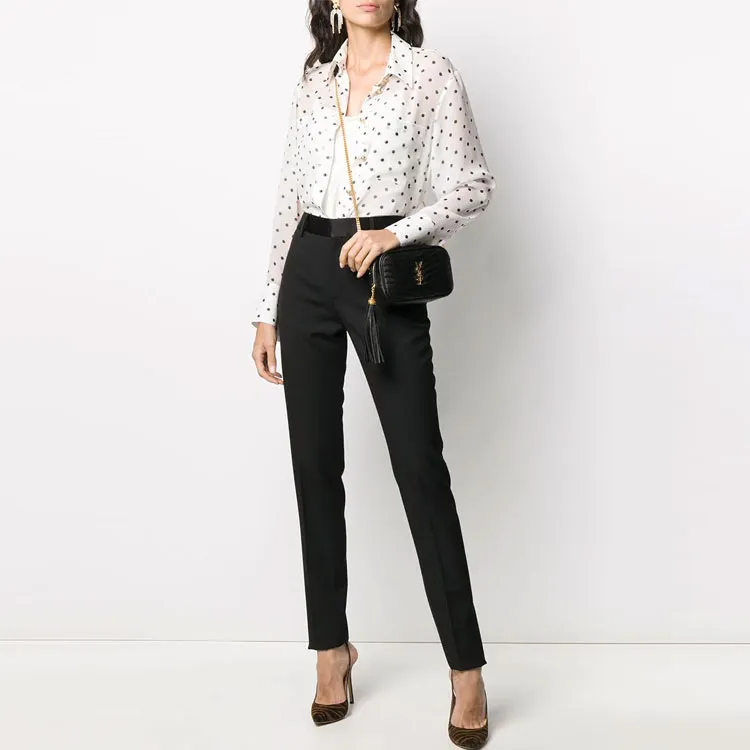 SAINT LAURENT Tapered Trousers-1