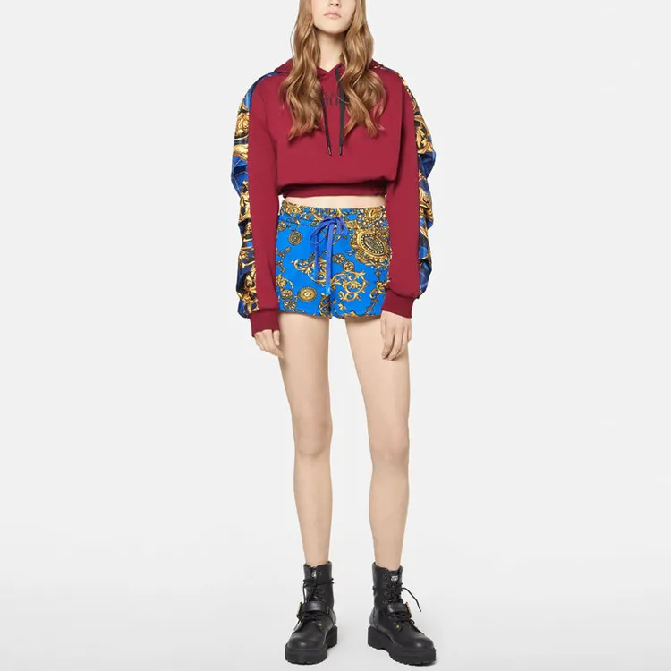VERSACE Sweatshirts Women's Burgundy-1