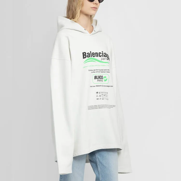 Balenciaga Women's Dry Cleaning Boxy Hoodie-3