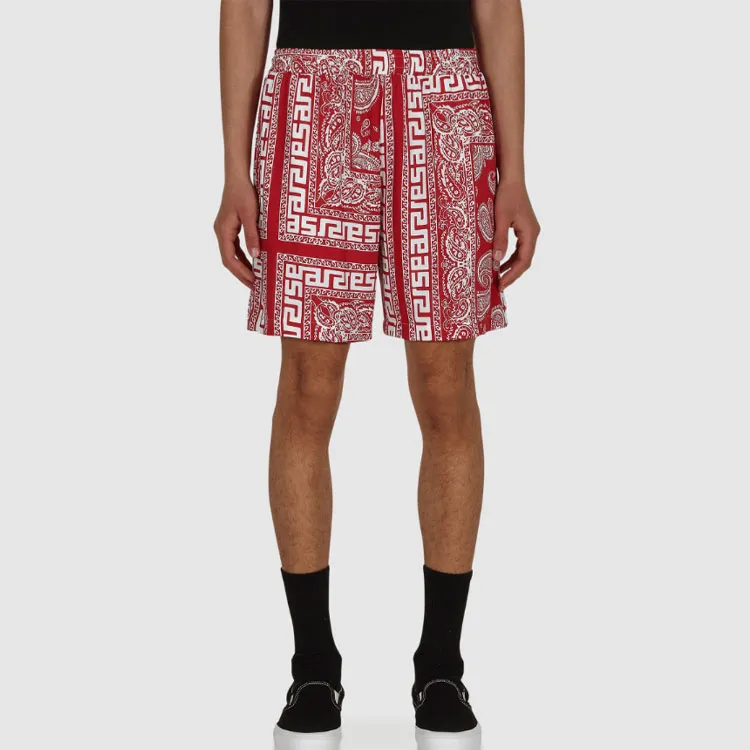 Aries Casual Shorts Men Red-2