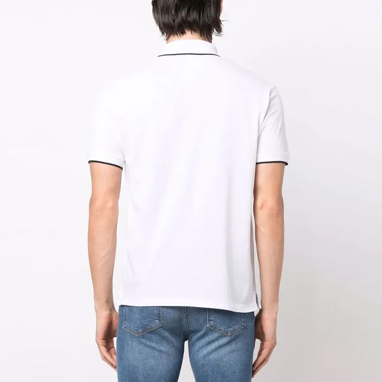 EMPORIO ARMANI Polo Shirts Men White-3
