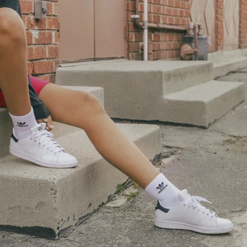 Adidas Stan Smith Core White New Navy-6