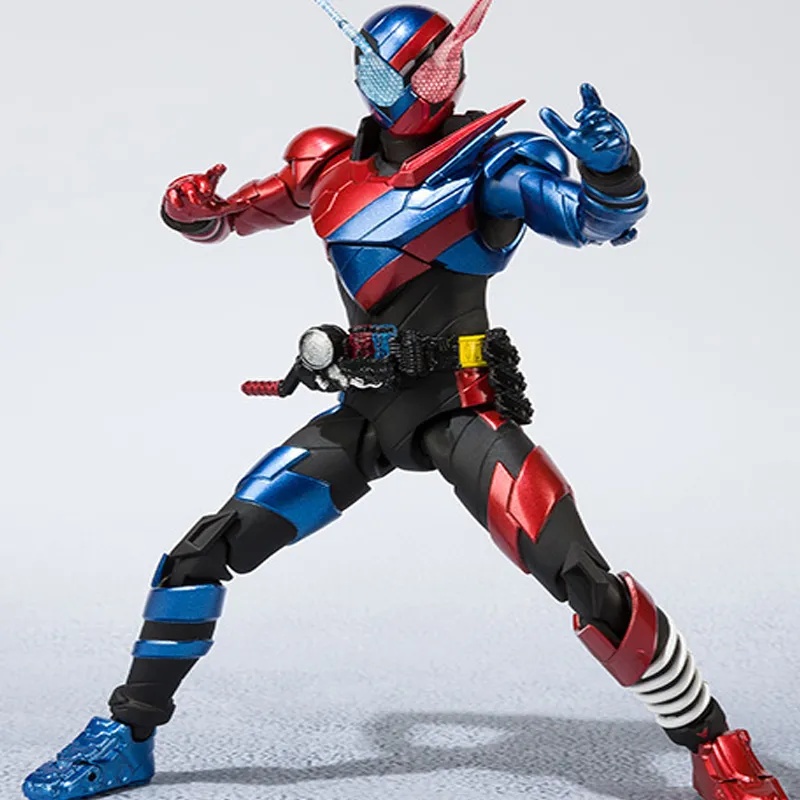 BANDAI Kamen Rider Build Create Rider Bandai SHF Kamen Rider Build Rabbit Tank Form Action Figures 14.5cm-4