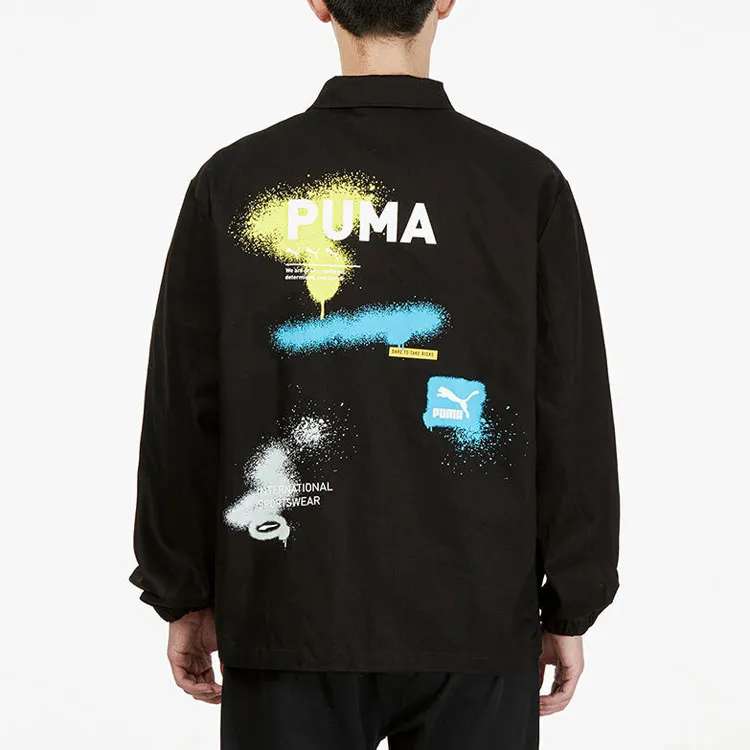 PUMA Jackets Men Black-3