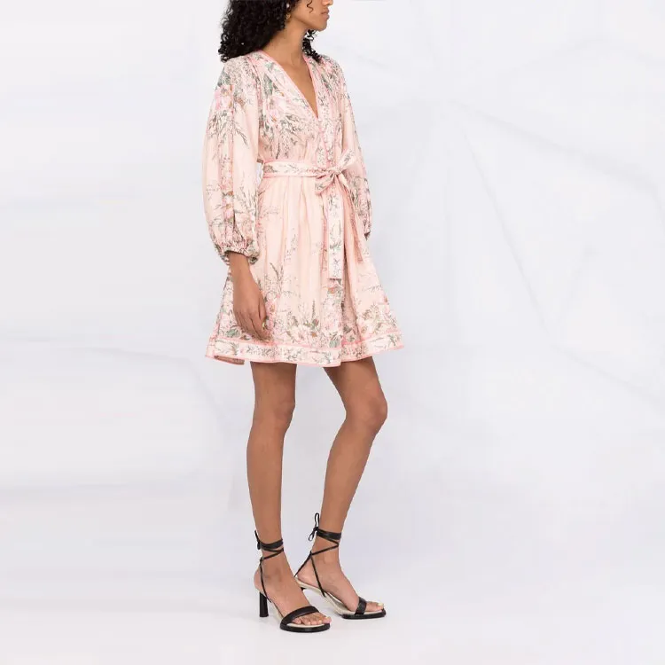 Zimmermann Long-Sleeved Dresses Women's Pink-3