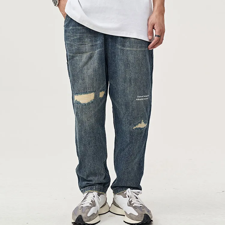 FKSW Jeans Men Washed Blue-3