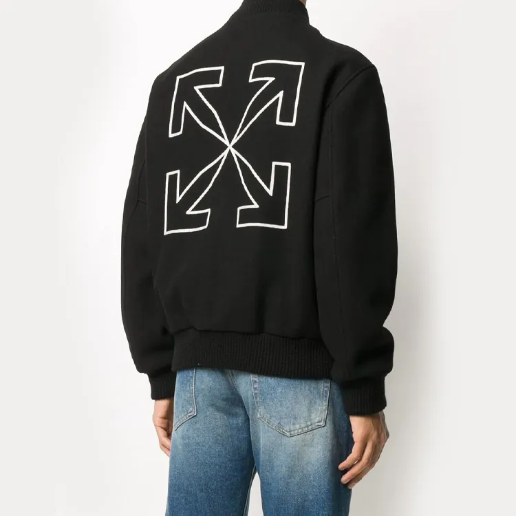 OFF WHITE Arrows Varsity Jacket-4