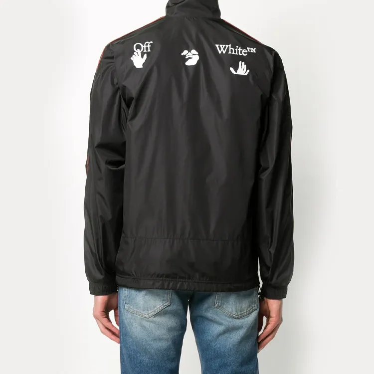OFF WHITE Bookish Nylon Full Zip Jacket-3