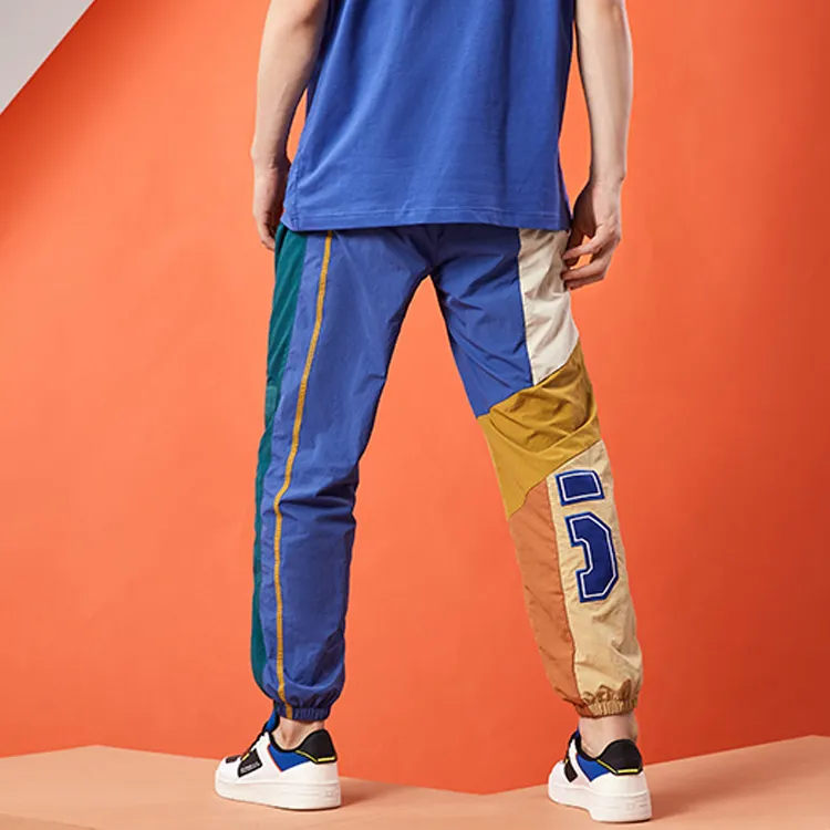 LiNing Paris Fashion Week Collection Knitted Sweatpants Men Bright Royal Blue-4